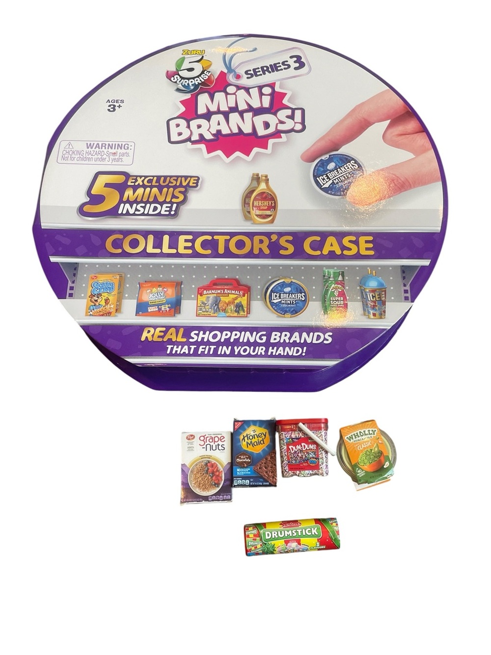 Zuru 5 Surprise Mini Brands Series 3 Collectors Case with Minis